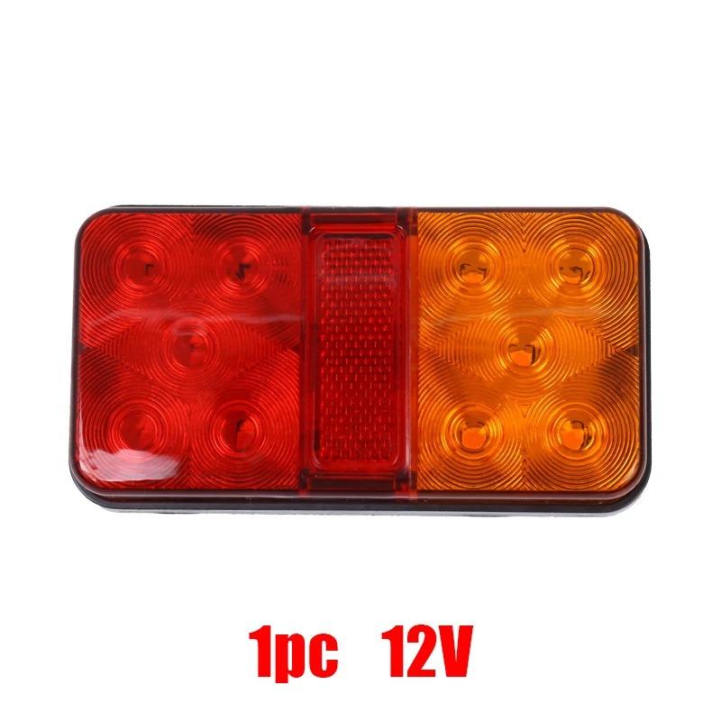 

12V 24V LED Trunk Rear Light Flashing Brake Light Turn Signal Tail Lights for Cars Trucks Trailers RVs Caravans