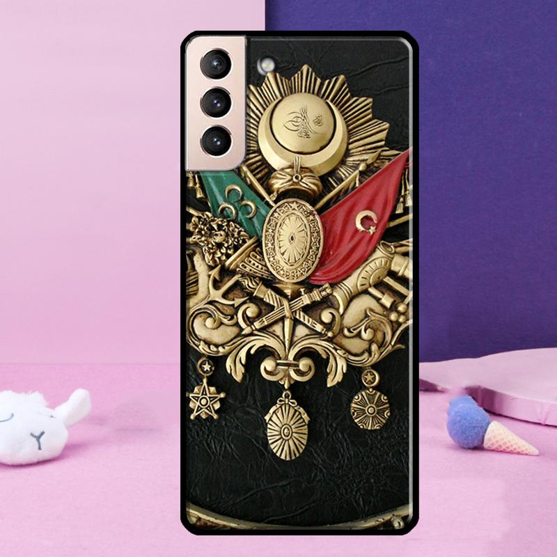 

Чехол для телефона с гербом Османской империи для Samsung Galaxy S25 S24 Ultra S9 S10 S20 S21 S22 Plus S23 FE S24 FE Note 20 Ultra