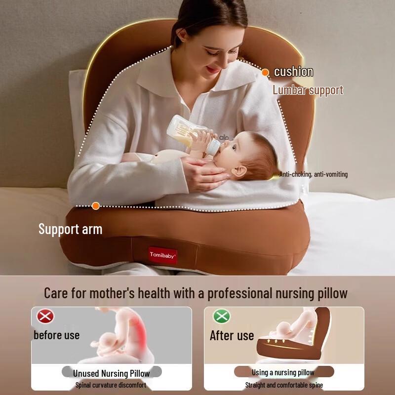 Tomibaby 6-in-1 Multi-functional Baby Nursing Pillow