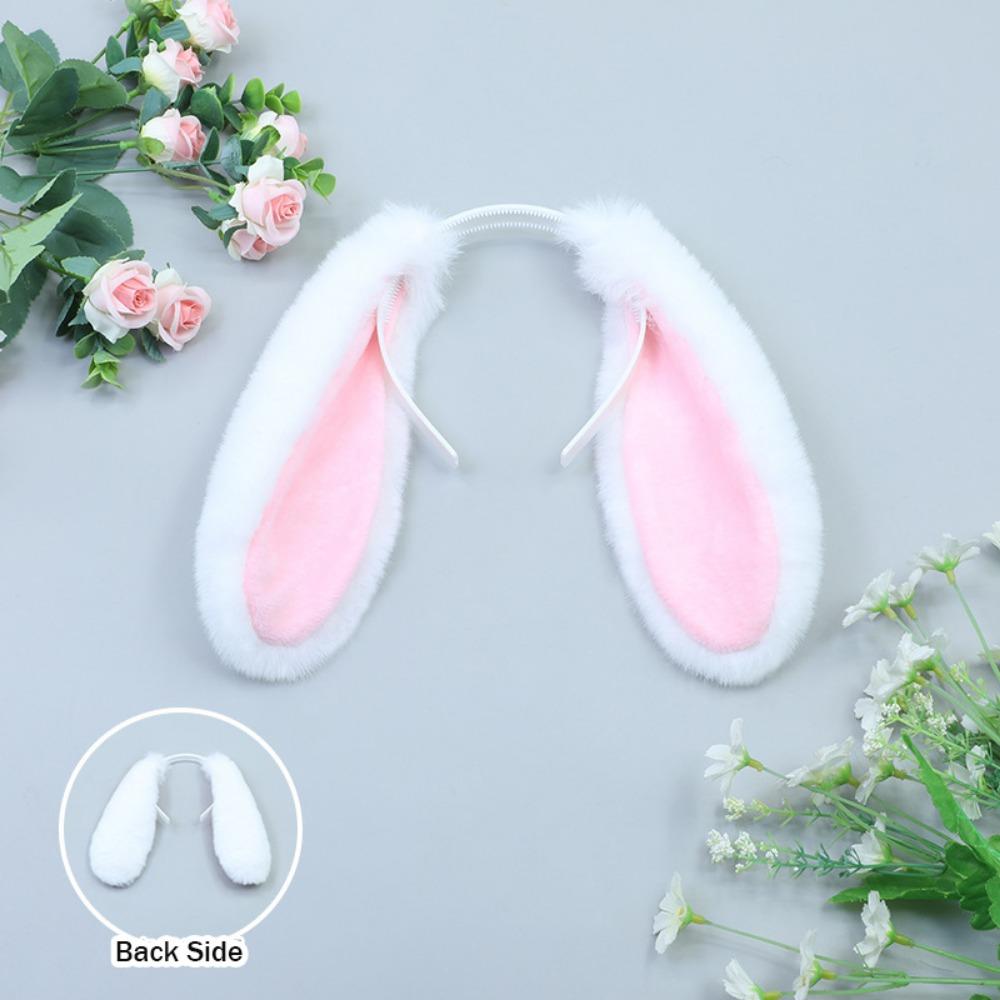 Cute Bunny Ear Headband Cartoon Cosplay Costume Rabbit Ear Headwear Hair Accessories Easter