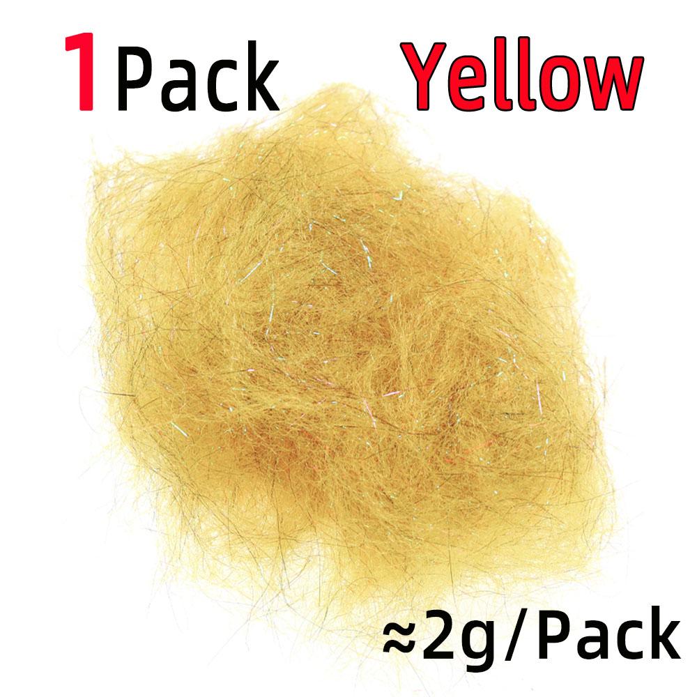 

2 г/упаковка Тонкие волокна Nymph Flash Dub Материал для вязания мушек для бокоплавов, нимф, креветок, тела и форели, окуня, лосося, нахлыстовая приманка