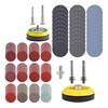 Abrasive Sandpaper Pad Sanding Disc Set for Angle Grinders Wood Metal Surfaces Enhances Flexibility In Detailed Crafting