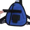 Triangle Chest Sling Bag Multifunction Walkie Talkie Storage Crossbody Bag Adjustable Strap For Outdoor Cycling Daily Use