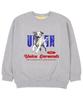 UNION GARMENTS Dog Terry Oversized Sweatshirt Gray