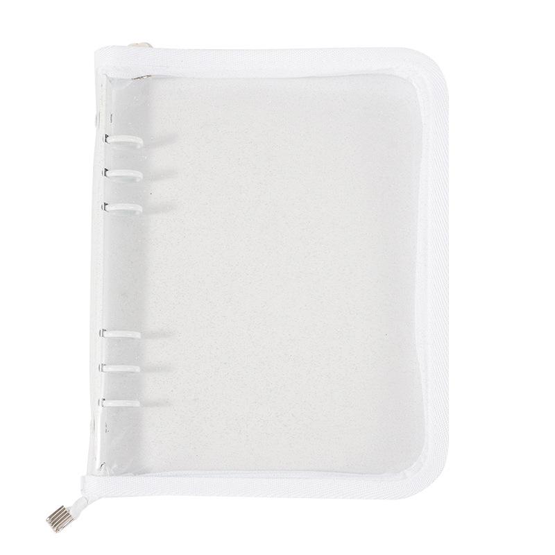 Porta carte e album fotografico con cerniera in PVC, formato A5, coreano.