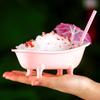 Cute Bathtub Cocktail Glass Ceramics Bowl American Bar Party Drinkware Mixed Wine Glasses Creative Dessert Cake Smoothie Cup