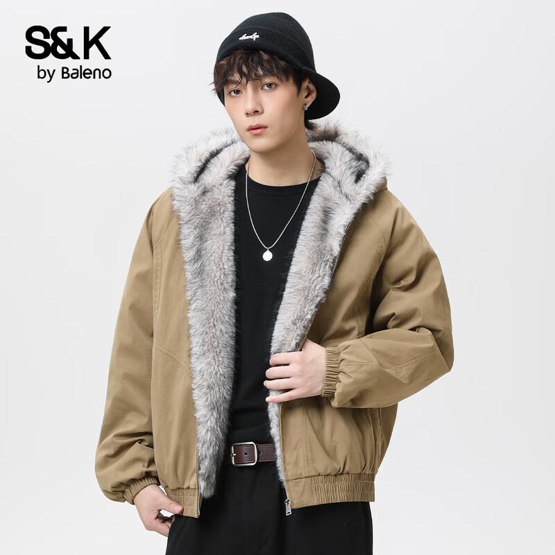 Baleno S&K Series Men s Hooded Padded Winter Jacket 2XL