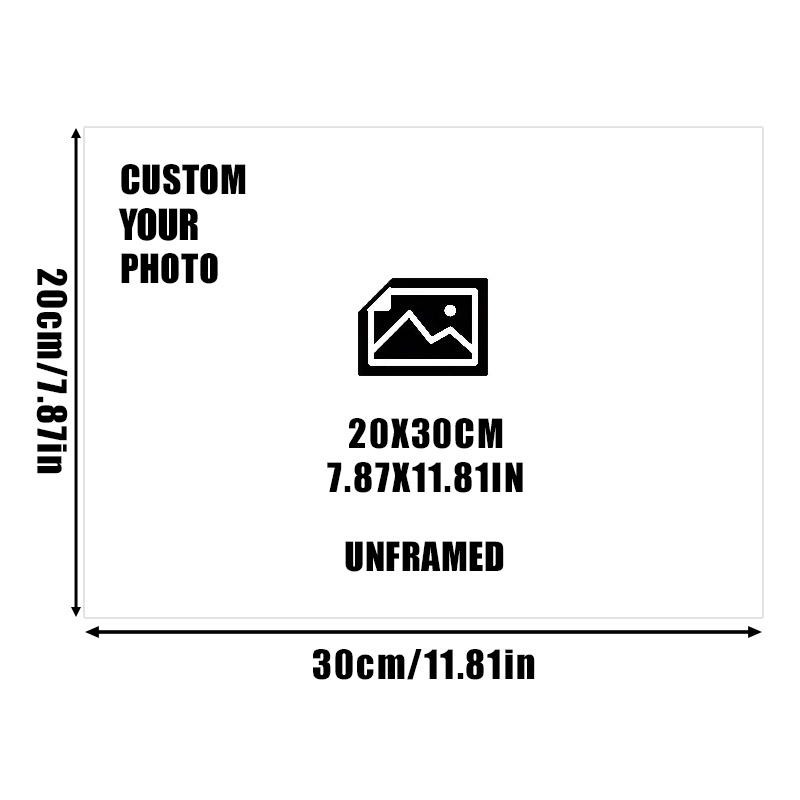 

Персонализированный индивидуальный постер с фото на холсте для домашнего декора Распечатайте ваши фотографии Художественные фотографии на холсте, домашние животные, свадьба, семья для фестивалей, вечеринок, тематических мероприятий 20x30cm