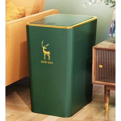 Rectangular Trash Can Kitchen Bathroom Toilet Trash Can Living Room With Lid Waste Bin Nordic Garbage Bin 9L 13L