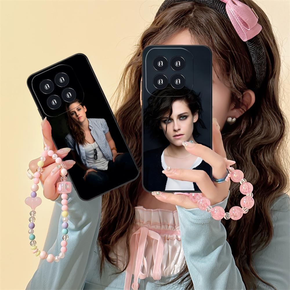 Kristen Stewart Mobile Cell Phone Case for Xiaomi 15 14 13 12 Mi 11 T Ultra Lite Pro S X 5G Colorful Printing Cover Luxury Cover