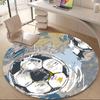 1pc Soccer Ball Office Round Area Rug,  Mat Suitable ForOffice, Under Office Chairs Bedroom Living Room Home Decor, Room Deco