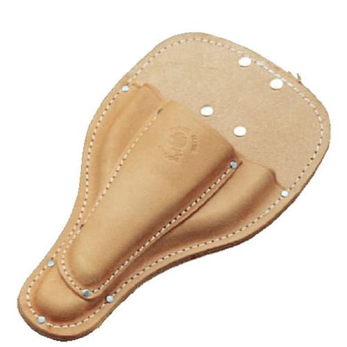 Kozuchi Tanume Leather Case for Okubo Scissors and Pruning Shears, Two-Tier, Embossed, SO-26