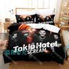 3D Print Tokio Hotel Album Bedding Set Single Twin Full Queen King Size Bed Set Adult Kid Bedroom Duvetcover Sets