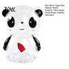 Break Resistant Piggy Bank Clear Panda for Kids, Plastic Cash Coin Bank, Money Management Box Saving Jar Decoration, Christmas Birthday Girls Boys