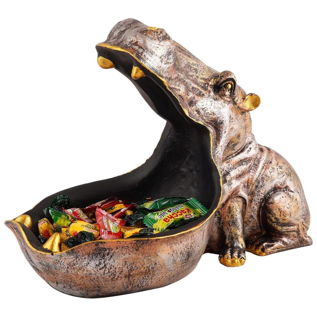 Angry Big Mouth Hippopotamus Showpiece for Home Decor Showpiece | Hippo Showpiece for Home Decorative Showpiece