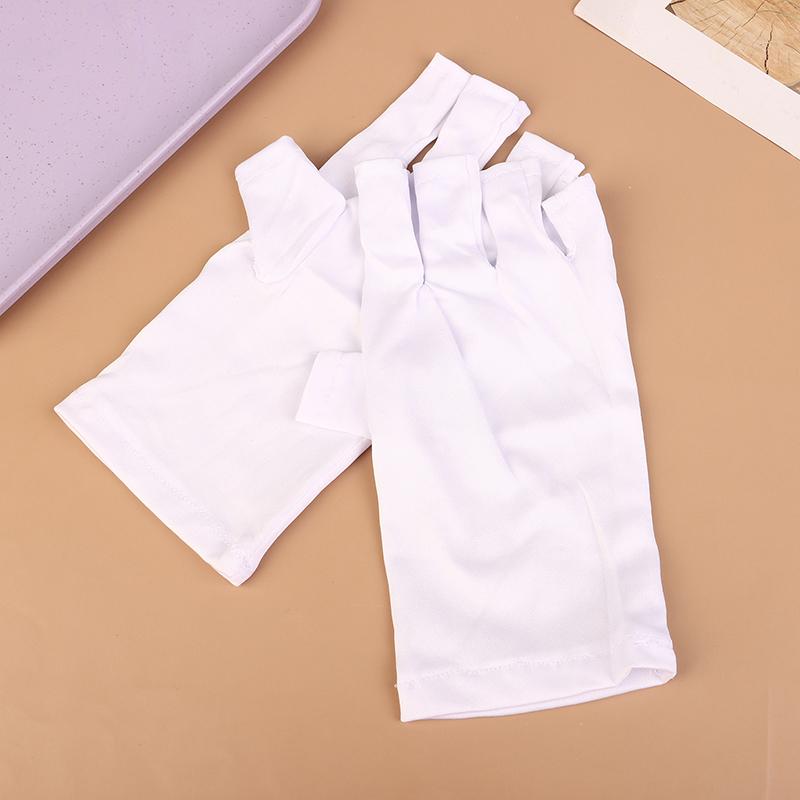 

1 пара перчаток для нейл-арта, перчатки для защиты от УФ-излучения, перчатки для защиты от УФ-излучения, протектор для геля для нейл-арта, УФ-светодиодная лампа, инструмент