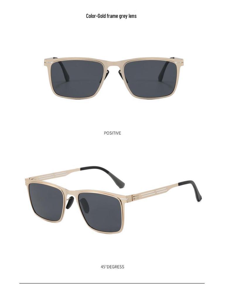 Trendy HD Polarized Sunglasses: Korean Fashion for Driving, Cycling, Fishing - Super Elastic & Stylish for Men