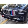 For BMW X7 2019-2021 Three M-Color Front Center Mesh Grille Grill Strip Cover 3p