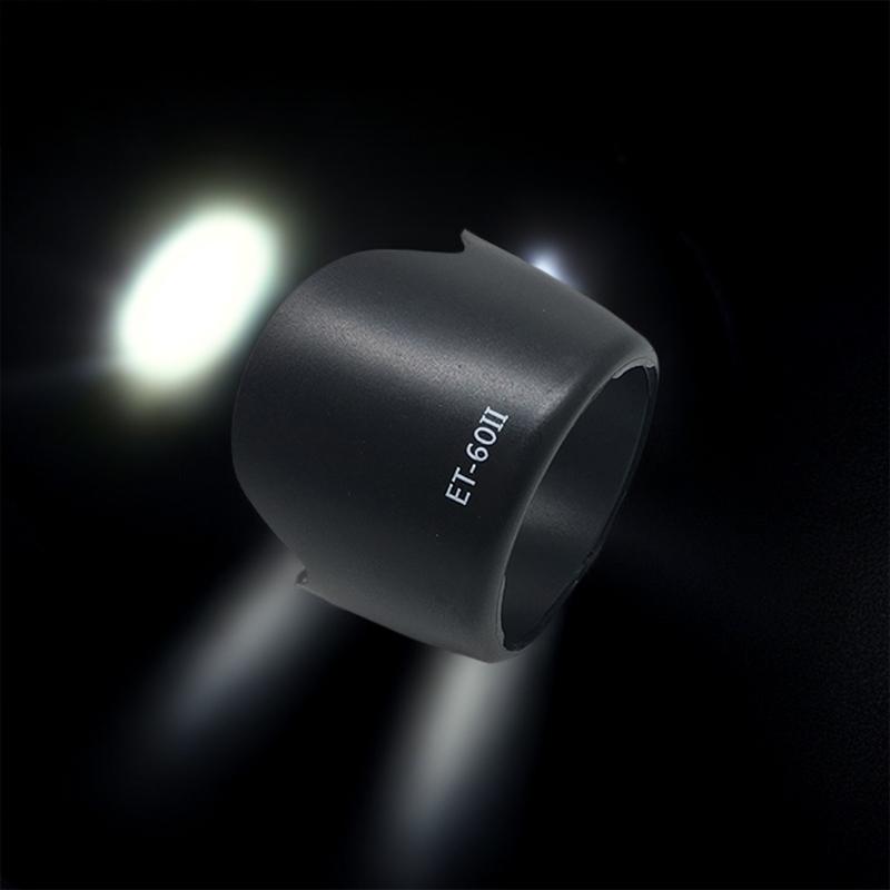 ET-60II Camera Lens Hood 55mm for 1200D Camera 55-250mm f/4-5.6 IS Lens Reversible-Petal Flower Lens Cover Cap