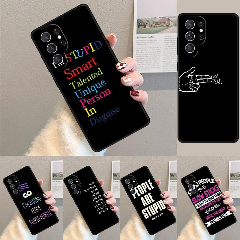 Bc Electrical Appliances People Are Stupid Silicone Phone Case For Samsung Galaxy Note 10 Pro S26 S25 S24 S23 S22 S21 Plus S25ultra Capa Cover