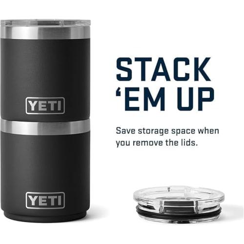 YETI Rambler 10 oz. Stackable Lowball 2.0 Vacuum Insulated Stainless Steel with Mug Slider Lid, Camp Green