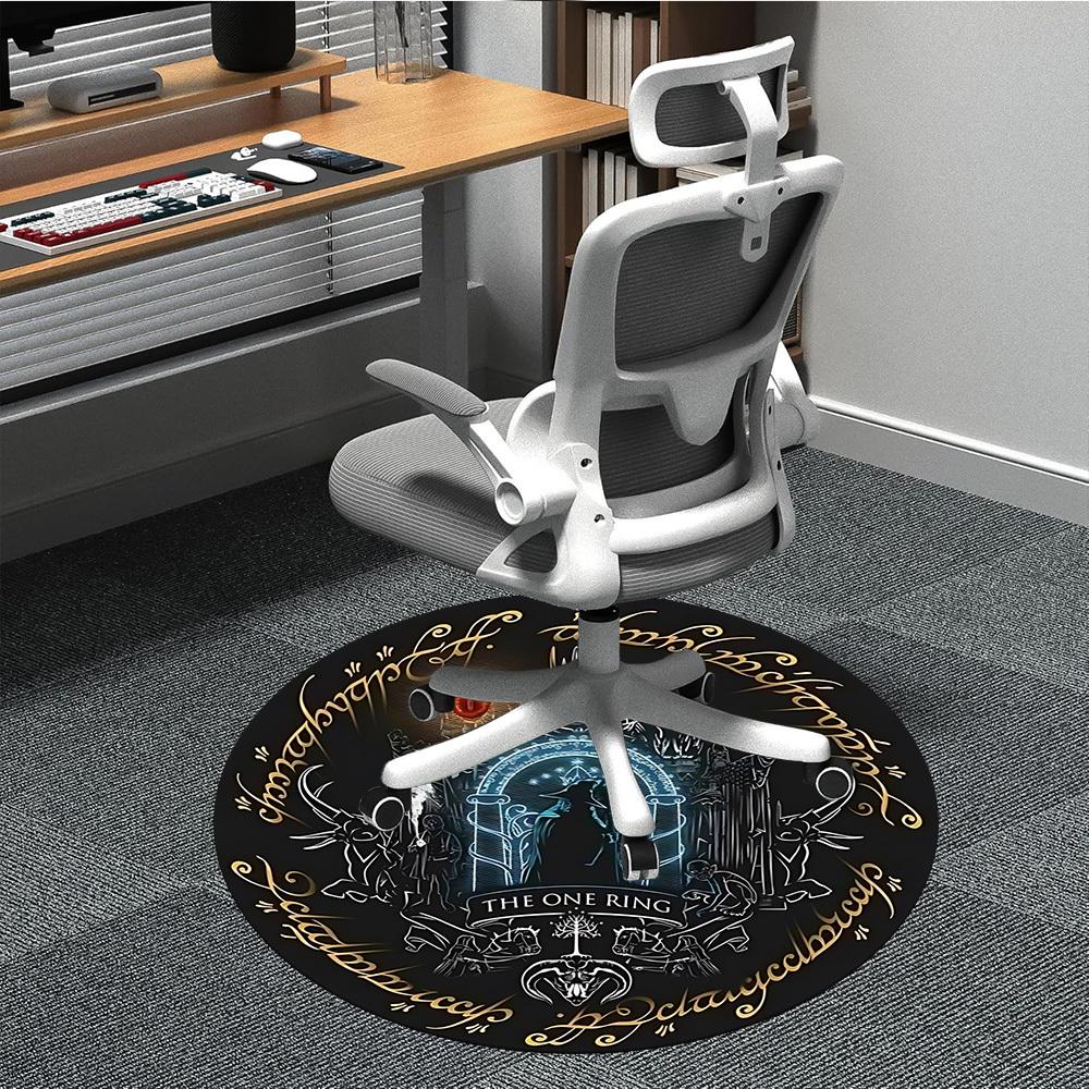 

1pc The One Ring Carpet, Round Non-Slip Durable Large Size Office Carpet, Suitable for Office yy250908043 80cm by 80cm