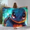 Kawaii Pokemon Pikachu Cartoon Flannel Blanket,Ultra Soft Warm Plush Throw for Home Bedroom Bed Sofa Cover Office Camping Gift
