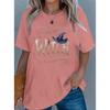 Plus Size Elegant Outfit Featuring Enchanting Witch Motif And Sassy Slogan