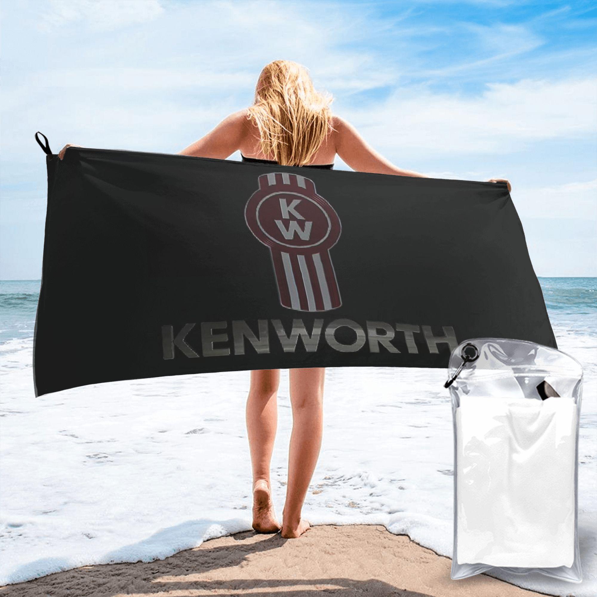 Kenworth Beach Towel Soft Microfiber Quick Dry Absorbent Quick Towels For Bath W30*H60(CM)