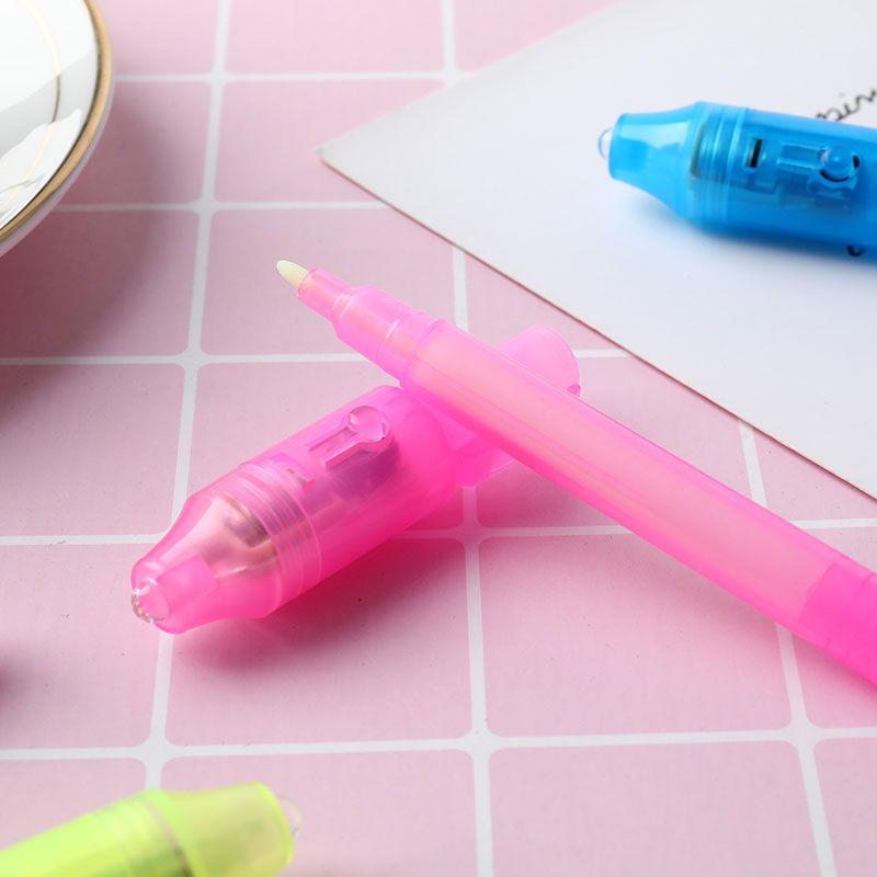 Invisible Fluorescent Pen Led Purple Light Electronic Ultraviolet Highlighter