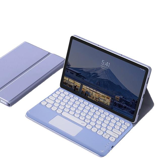 Xiaomi Pro5/RedmiPad SE11 11.2" Tablet Case with Bluetooth Keyboard, Leather, Russian Layout