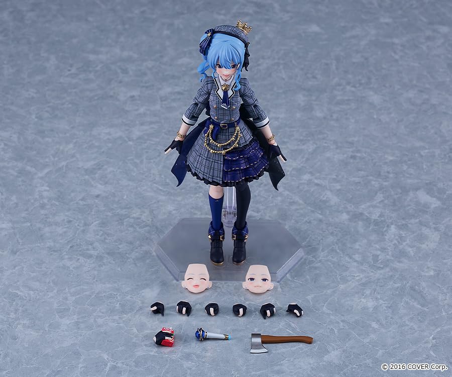 figma Hololive Production Hoshimachi Suisei Non-scale Plastic Painted Movable Figure