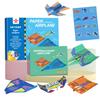 Pappersflygplan Origami Papper Hantverkskit 10/36/37 Ark Färgglada Papper DIY Hantverk Montessori Leksaker för Barn Gåva