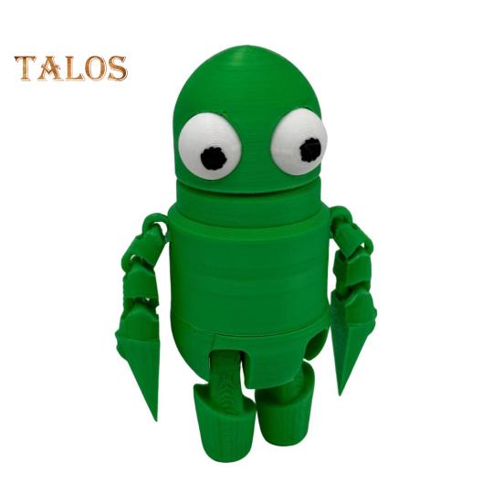 Desk Buddy Robot Ornament Collectible Robot Figurine Articulated Robot Buddy Gift for Video Game Fans Desk Decoration
