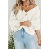 Women S Thick Knit Open Front Cardigan Long Sleeve Button Loose Short Coat