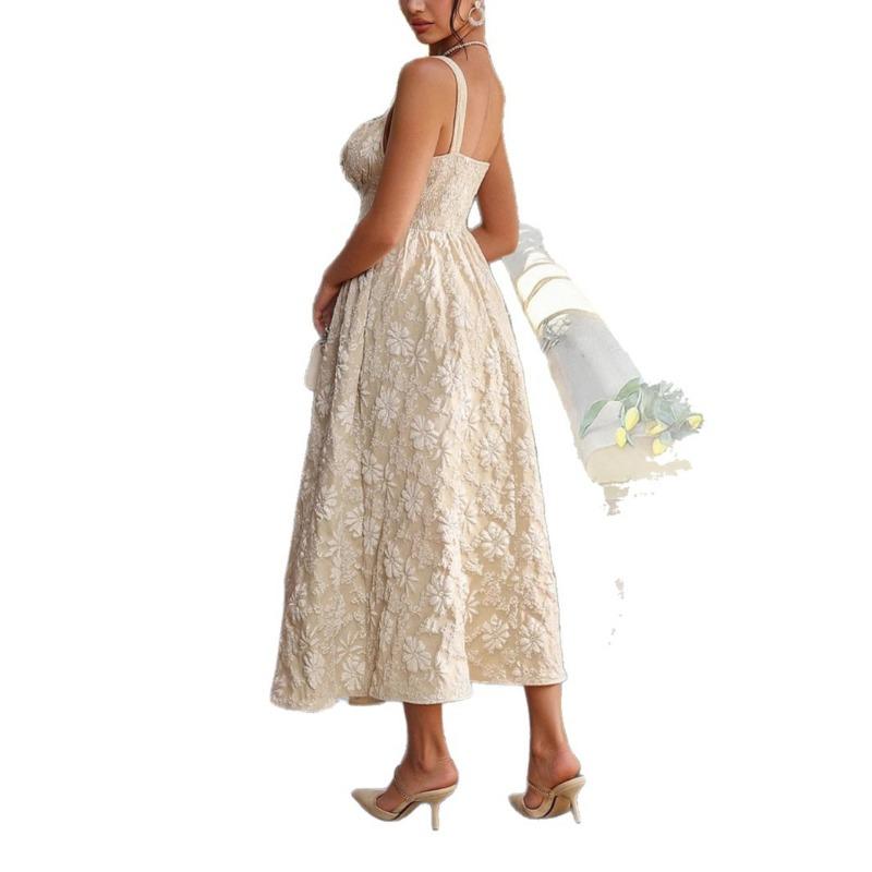 Elegant and Refined Halter and Corset Dress for Women's Spring and Summer