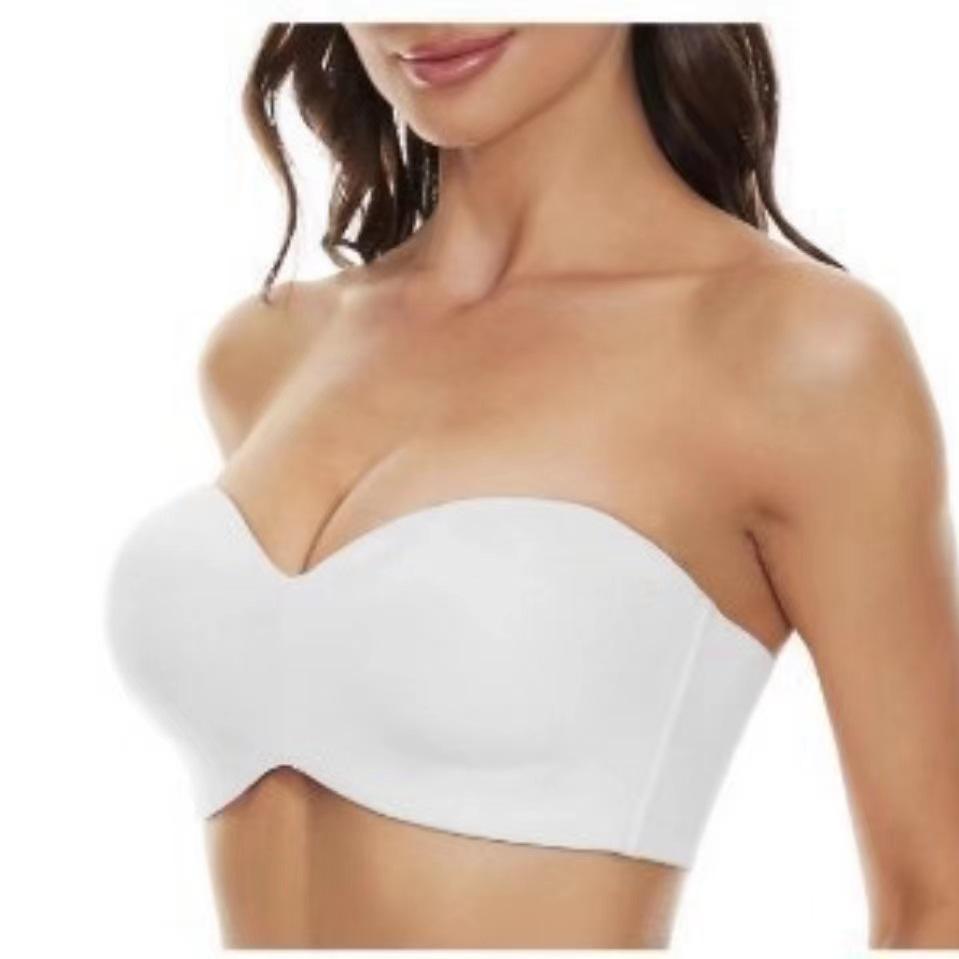

Seamless Invisible Push-Up Bra: Detachable Straps, Plus Size, European & American Style 34/75B