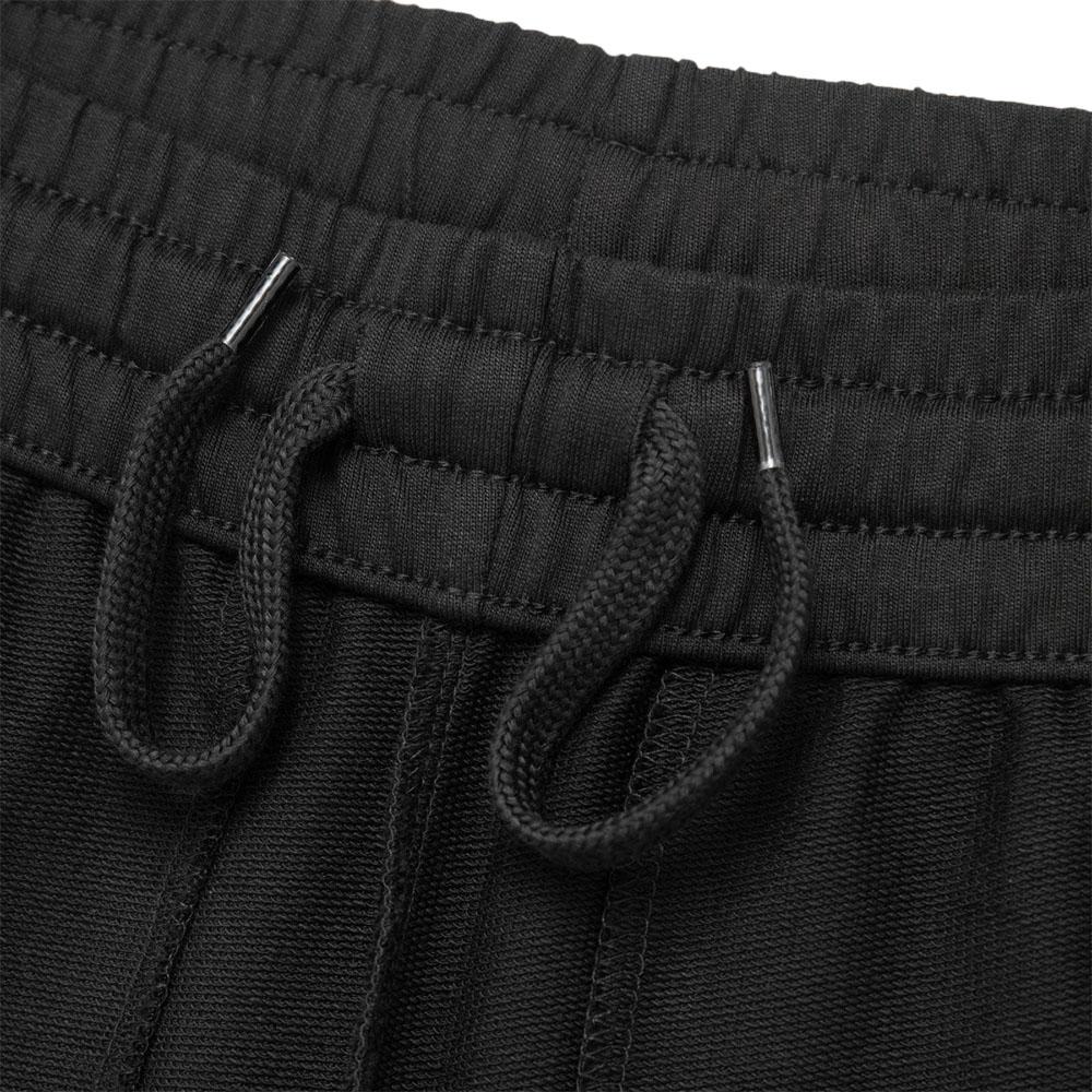 Emporio Armani EA7 FW24 Core Identity Series Letter Mid-Rise Drawstring Cuffed Knit Joggers Men bottoms Black 8NPP66-PJVRZ-0208