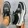 Spring and Autumn New Women's Shoes Sneakers Flying Woven Mesh Shoes Shallow Mouth Lightweight Casual Shoes Comfortable Versatile Single Shoes
