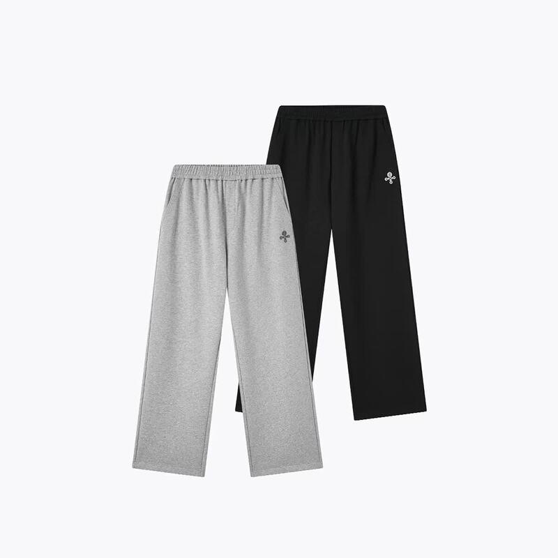 CHINISM Men s Pure Cotton Straight Casual Sweatpants L