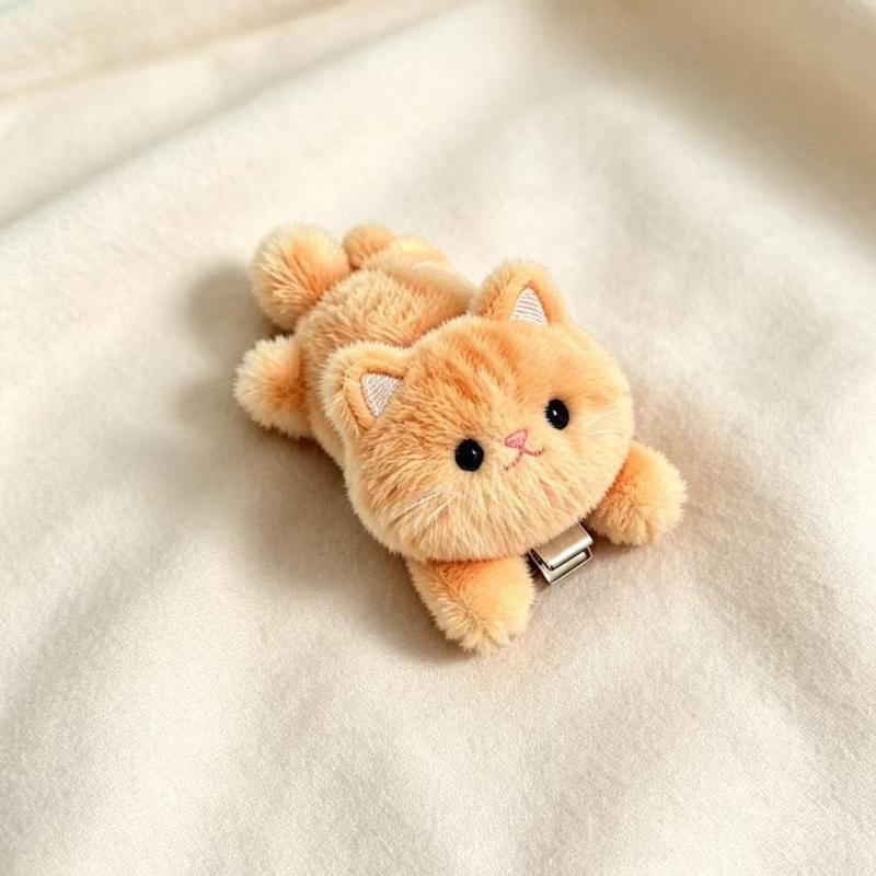 Cute Cat Hair Clip For Women 2026 New Elegant Duckbill Hairpin Sweet Girls Side Bangs Hair Barrettes Daily Hair Accessories