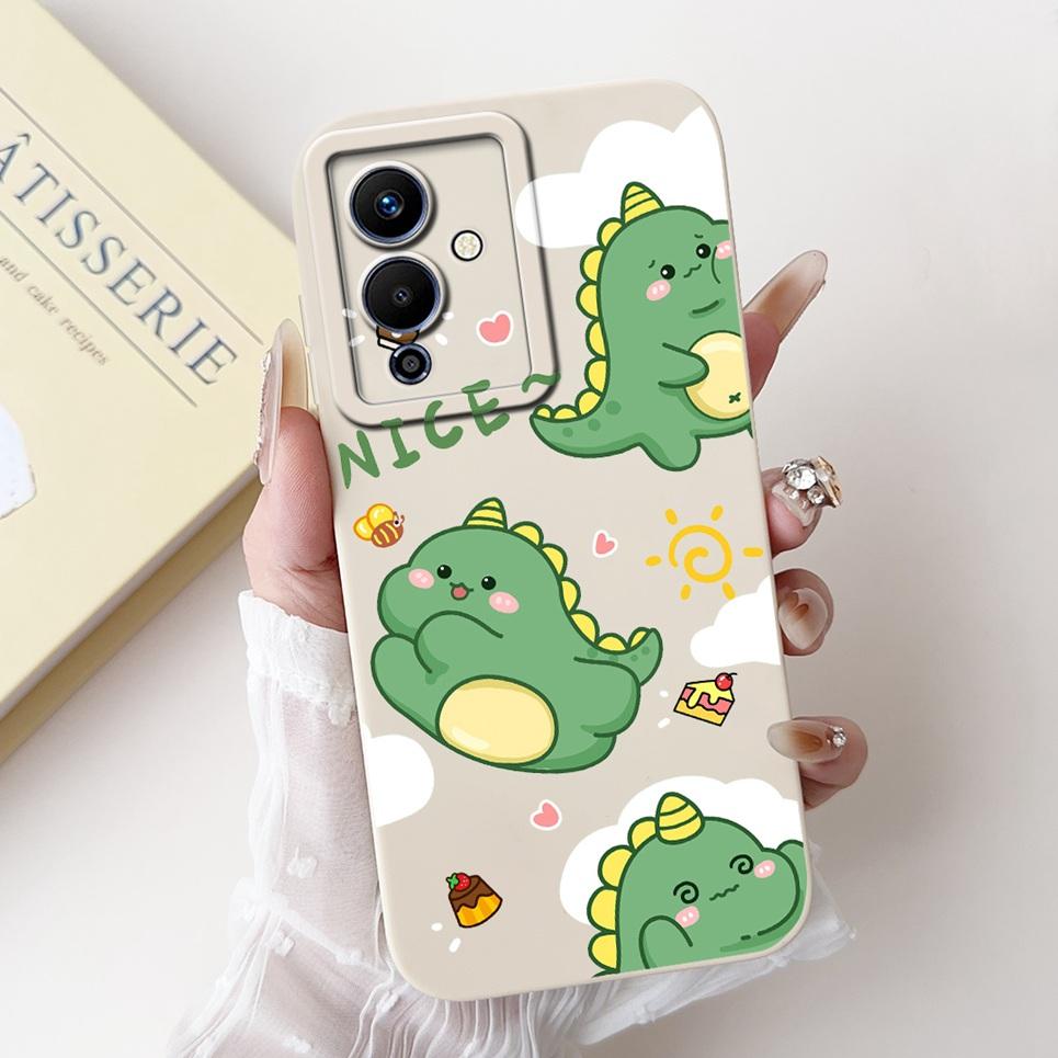 Cartoon Fashion Back Cover For Infinix Note 12 Pro 5G Phone Case Infinix X671B Soft Silicone Dragon Astronaut Black Cat Funda