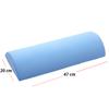 1 PC Half Moon Bolster Pillow Ankle Knee Support Quality Memory Foam Filling for Legs Knees Lower Back Head Office Home Travel