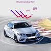 Black Car Window Film 5%/20%/35%/50%/70% VLT Window Tinting Glass Shading Sticker Summer UV Protector Auto Accessories