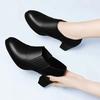 Women Classic Round Toe High Quality Spring & Autumn Comfort Boots Lady Casual Black Patent Leather Autumn Boots