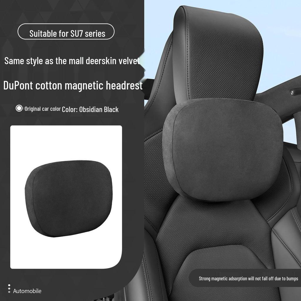 Xiaomi SU7/YU7 Magnetic Headrest & Lumbar Memory Foam Car Pillow