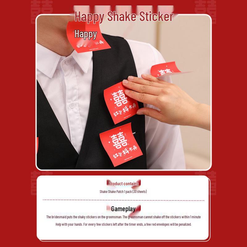 Mahjong-Inspired Wedding Game Cards for Groom and Groomsmen Photo Ops