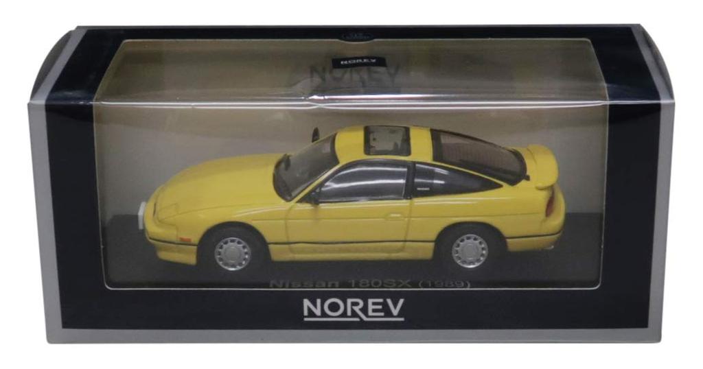 Norev Nissan 180SX 1989 Yellow Finished Product 420145 1/43