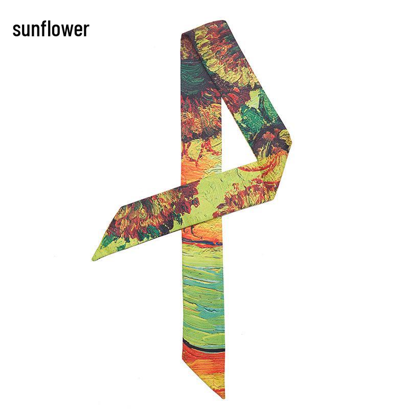 

Художественный шарф Ван Гога: Пшеничное поле, Цветущий миндаль, Звездная ночь Лента для волос