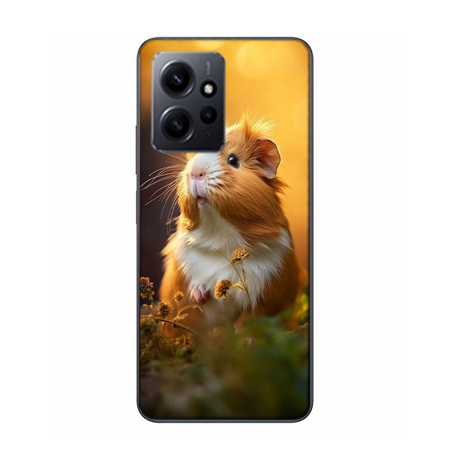 Hamster Portrait Phone Case For Redmi 12 13C 12C 15C 9 10 10C Note 13 Pro Plus 14 15 Pro 9T 9C 9A TPU Soft Cover Clear Cell Case